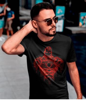 Camiseta Caballero BP Iron Man