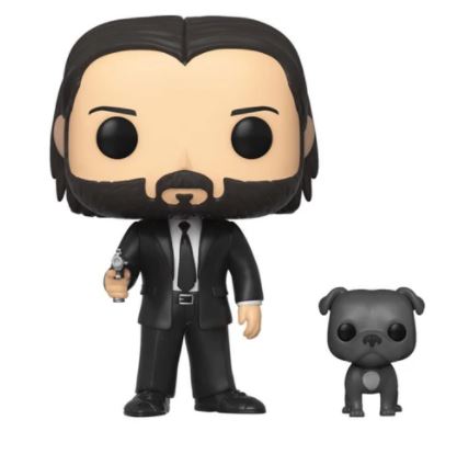 Funko Pop : Jhon Wick- John Black Suit W/Dog